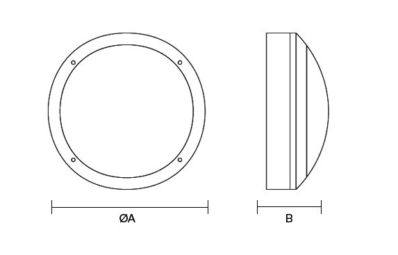 Aventis Plain product dimension drawing W573px