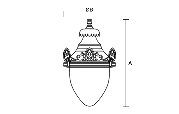 Berkeley product dimension drawing W573px