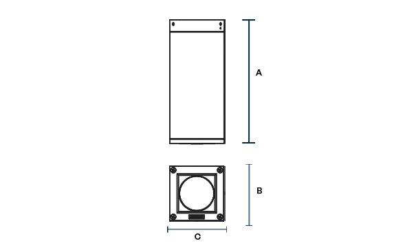 Complete Jet 40 Product variant dimensions drawing LIGMAN W573px3