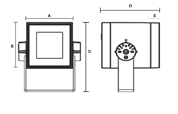 Completed Lador 2 Product variant dimensions drawing LIGMAN W573px