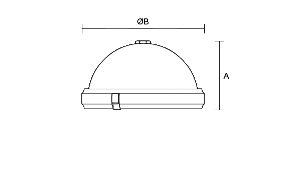 Polar 500 flat glass product dimension drawing W573px