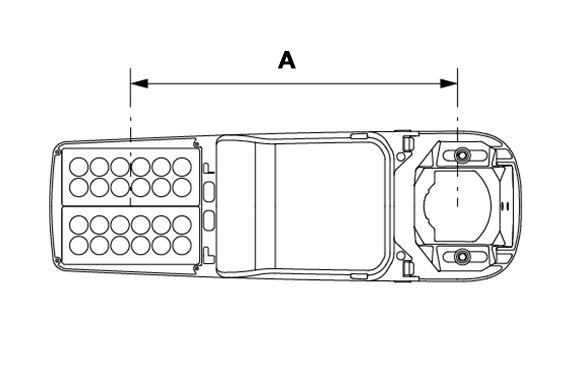 kirium one underneath product variant dimensions drawing lighting W573px