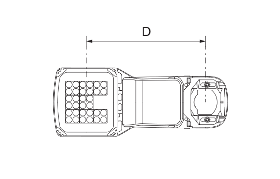 kirium pro s underneath product variant dimensions drawing lighting W573px