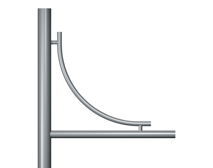 Inverted Genus Side Entry Column bracket Product image 2000x1572px