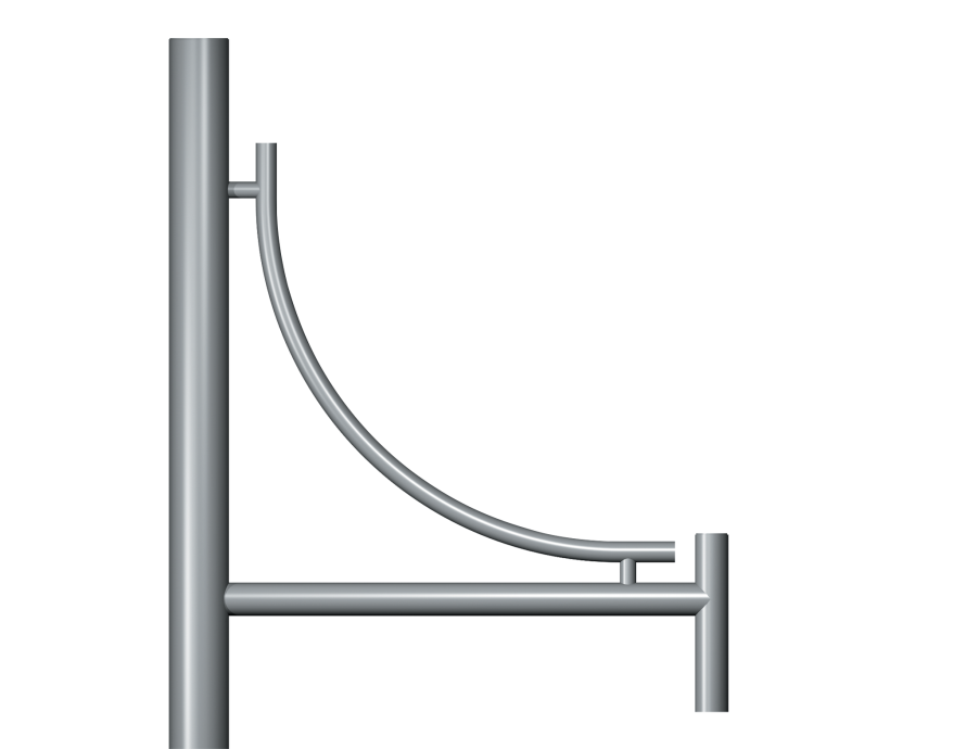 Inverted Genus Top Entry Column bracket Product image 2000x1572px