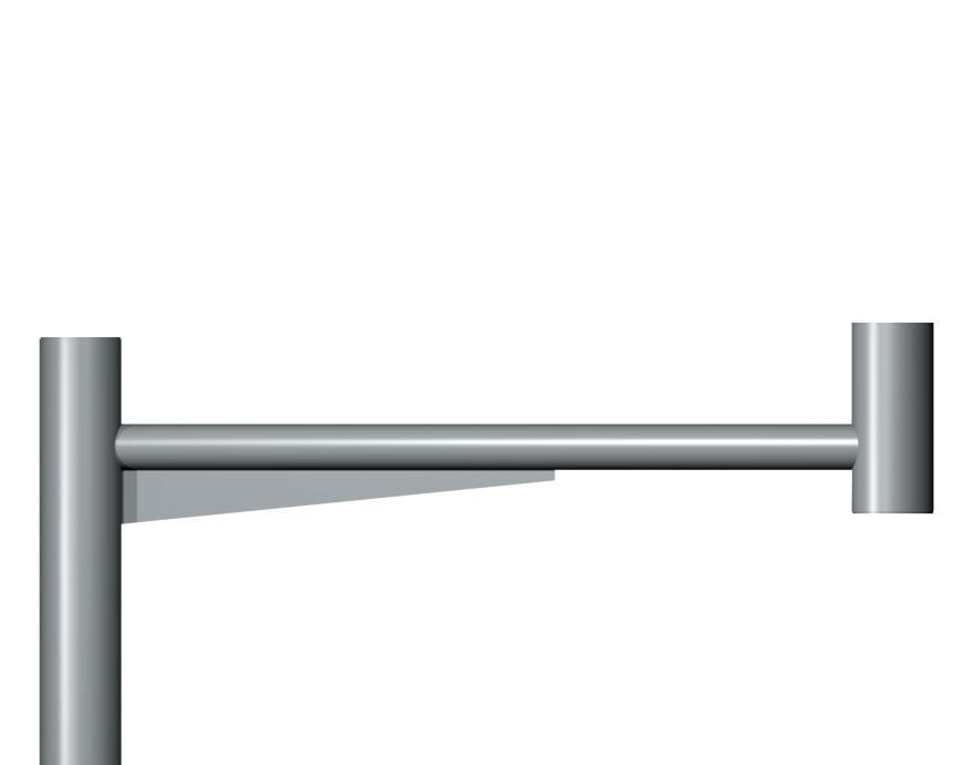 Linear Post Top Entry Column bracket Product image 2000x1572px