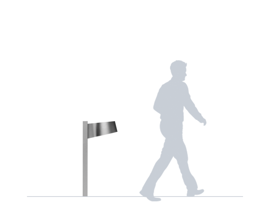 Nyx190 height Bollard Product image 2000x1572px Alt1
