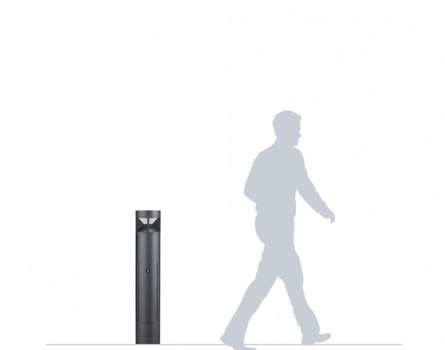 Pharola Max 1 height Bollard Product image 2000x1572px