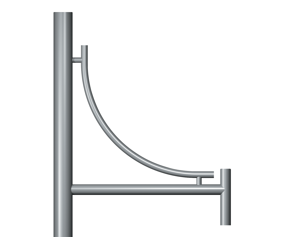 Inverted Genus Top Entry Column bracket Product image 2000x1572px